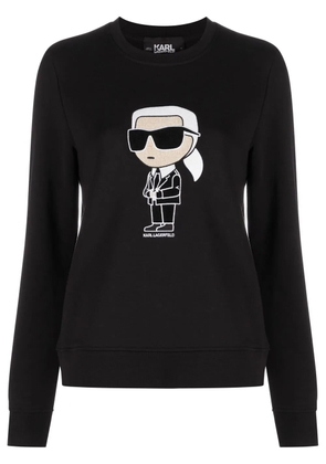 Karl Lagerfeld Ikon organic-cotton sweatshirt - Black