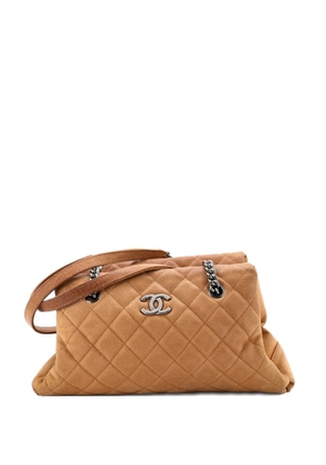 CHANEL Pre-Owned Lady Pearly Tote Quilted Iridescent Caviar Large shoulder bag - Brown