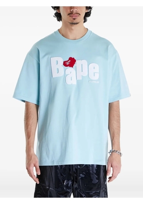 A BATHING APE® Heart Ape Head cotton T-shirt - Blue