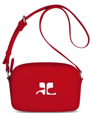 Courrèges Reedition leather camera bag - Red