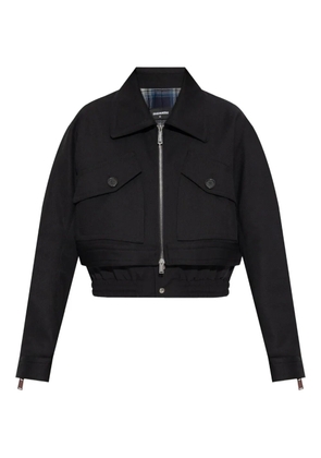 DSQUARED2 cropped zip-front jacket - Blue