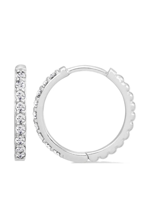 DOWER AND HALL Lumiere hoop earrings - Silver