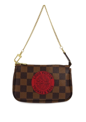 Louis Vuitton Pre-Owned 2008 mini Pochette Accessoires clutch bag - Brown