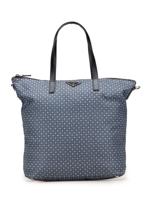 Prada Pre-Owned 2013-2025 Tessuto Stampato satchel - Blue