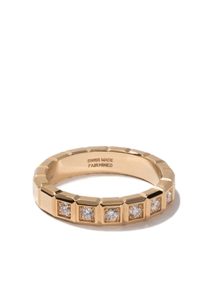 Chopard 18kt yellow gold Ice Cube diamond ring