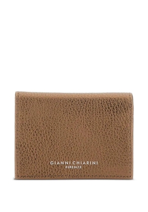 GIANNI CHIARINI leather card holder - Brown