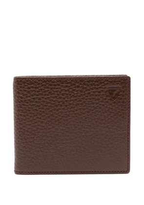 Aspinal Of London logo-stamp leather wallet - Brown
