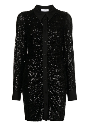 In The Mood For Love Linda Button-Up shirtdress - Black