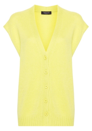Fabiana Filippi V-neck cashmere vest - Green