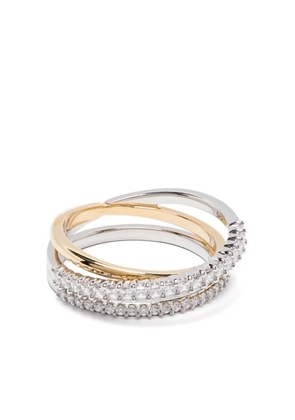 Swarovski Hyperbola ring - Silver