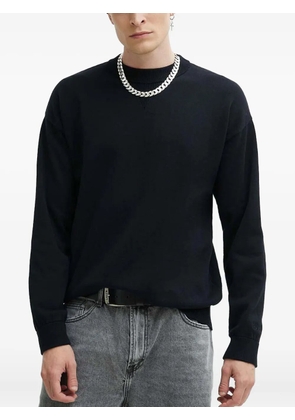 HUGO ribbed crew neck knitwear - Black