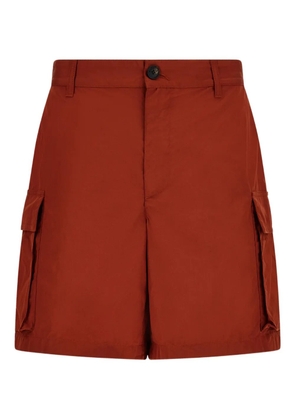 Ferragamo cargo-pocket cotton shorts - Red