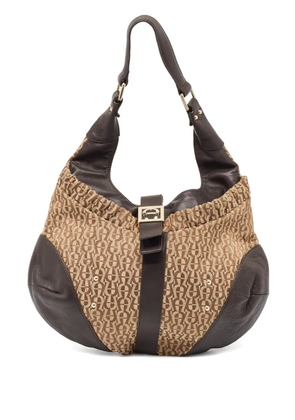 Aigner Vintage pre-owned monogram-pattern shoulder bag - Neutrals