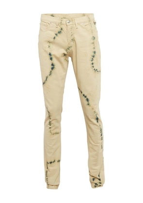 Zadig&Voltaire tie-dye denim trousers - Neutrals