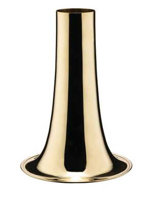 Alessi Trumpet vase (16.7cm x 24.9cm) - Gold