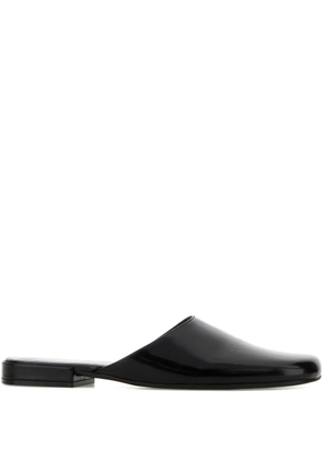 The Row Penelope leather mules - Black