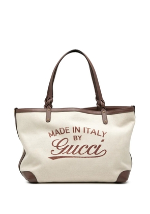 Gucci Pre-Owned 2000-2015 Canvas Craft tote bag - Brown