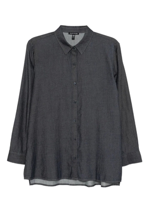 Eileen Fisher organic cotton long-sleeved shirt - Blue