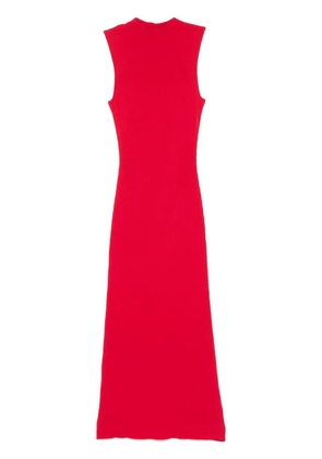 ROTATE BIRGER CHRISTENSEN ribbed-knit midi dress - Red