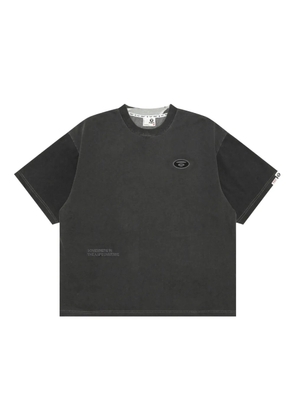 AAPE BY *A BATHING APE® panelled T-shirt - Grey