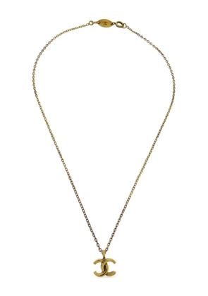 CHANEL Pre-Owned 1982 CC charm necklace - Gold