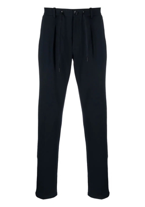 Circolo 1901 pressed-crease drawstring trousers - Blue