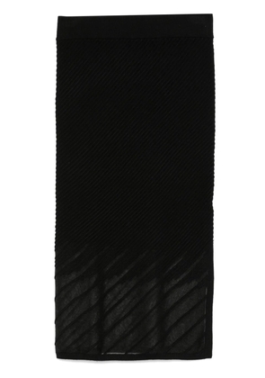 DKNY ribbed seamless midi skirt - Black