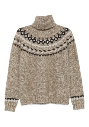 P.A.R.O.S.H. Laila high-neck sweater - Neutrals