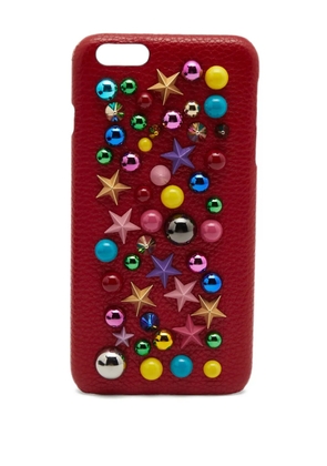 Dolce & Gabbana Pre-Owned stud-embellished iPhone 6 case - Red