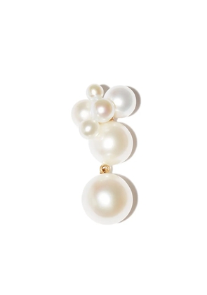 Sophie Bille Brahe 14kt yellow gold Bisou pearl earring