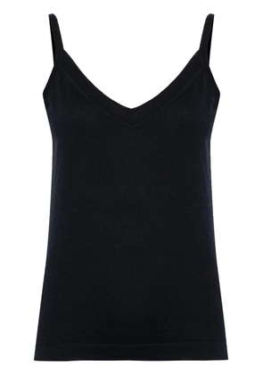 N.Peal fine-knit cami top - Blue