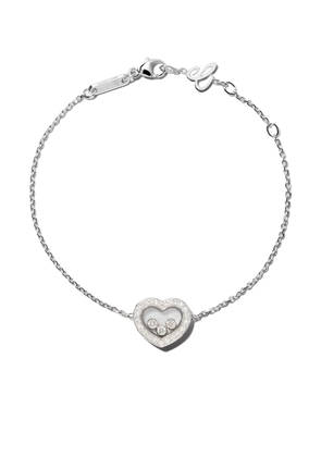 Chopard 18kt white gold Happy Diamonds Icons bracelet - Silver