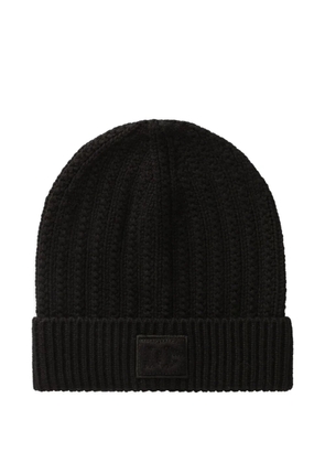 Dolce & Gabbana ribbed-knit beanie - Black