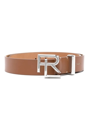 Ralph Lauren Collection logo-buckle leather belt - Brown