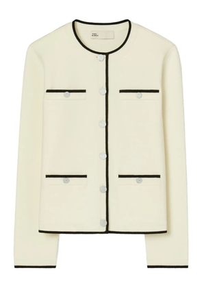Tory Burch Kendra buttoned detailed cardigan - Neutrals