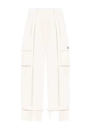 Manière De Voir Danielle pleated cargo trousers - White