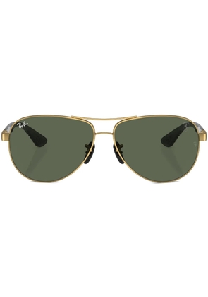 Ray-Ban tinted-lenses pilot-frame sunglasses - Gold
