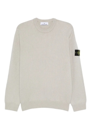 Stone Island ribbed crew-neck sweater - Grey