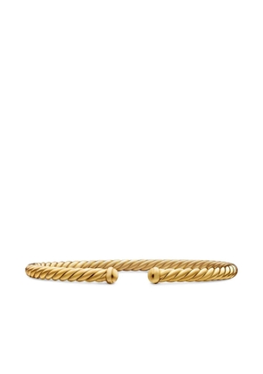 David Yurman 18kt yellow gold Modern Cablespira bracelet (4mm)