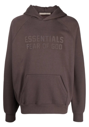 FEAR OF GOD ESSENTIALS Essentials logo-print hoodie - Brown