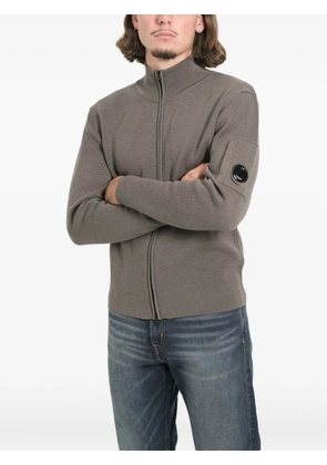 C.P. Company full-zip detail sweatshirt - Grey