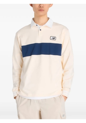 New Balance Rugby long-sleeve polo shirt - Neutrals