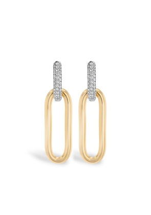 Pragnell 18kt yellow and white gold Havana diamond earrings