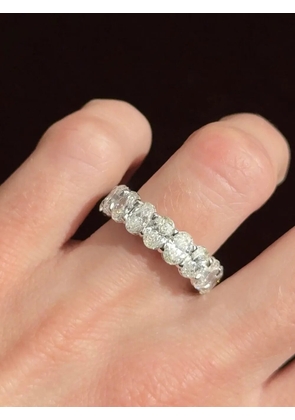 Jewels Aficionado Platinum diamond channel ring - Silver