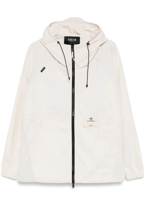 FIVE CM logo-print sport jacket - Neutrals