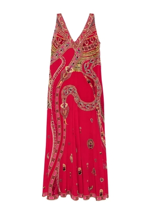 Camilla V-neck flared jumpsuit