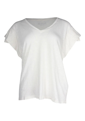 Ba&Sh layered-sleeve V-neck T-shirt - White