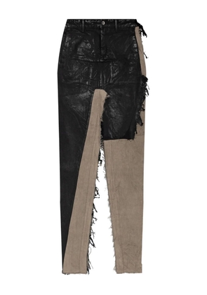 Rick Owens Concordians panelled maxi skirt - Black