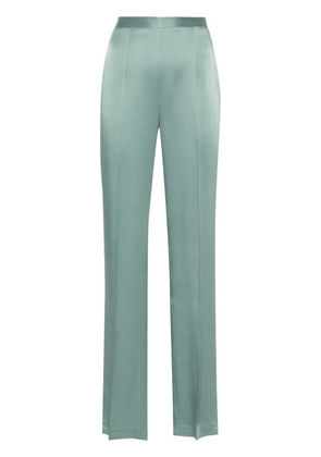 STYLAND high-waisted straight-leg trousers - Green