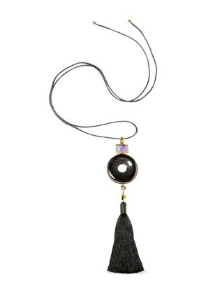 Jennifer Behr tassel dakota necklace - Grey